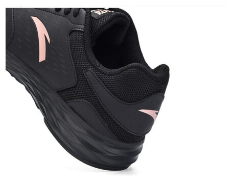 Anta Black Leather Waterproof Ladieswear Fleece-Lined Sneakers Anta