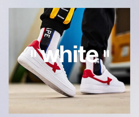 Tebu Fall and Winter Leather Surface Easiest for Match Casual Low-Top Sneakers XTEP