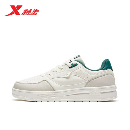 Tebu Fall and Winter Leather Surface Easiest for Match Casual Low-Top Sneakers XTEP