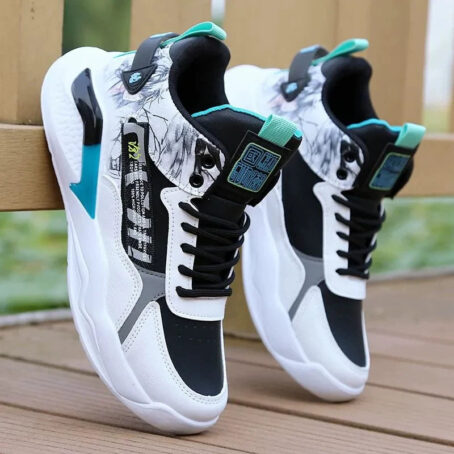 High-Top Winter Fleece-lined Thickened Non-Slip All-Matching Men's Shoes Wen and Xiang