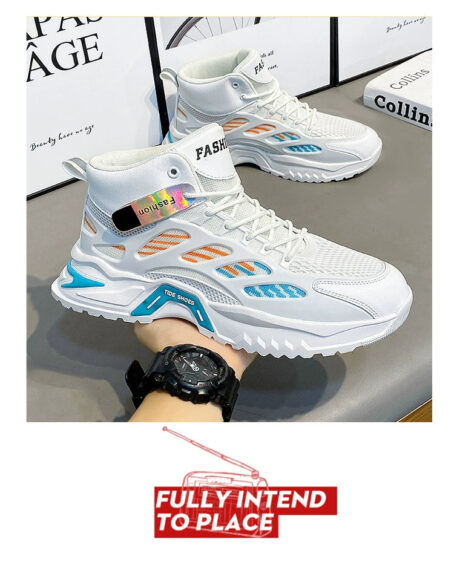Winter Casual Basketball Height Increasing Two Cotton Putian Men's Shoes Fashion