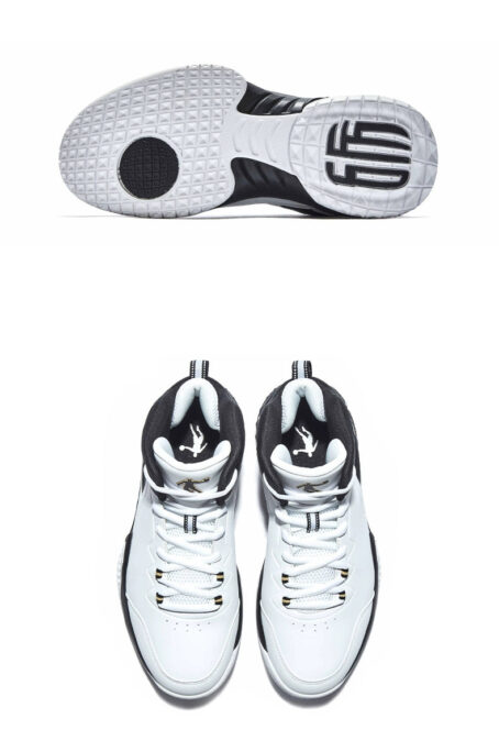 Nike Jordan High-Top Leather Surface Abrasion Resistant White Men's Basketball Shoes Nike