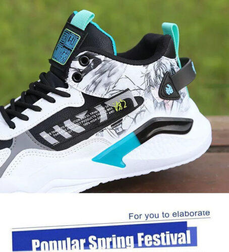 High-Top Winter Fleece-lined Thickened Non-Slip All-Matching Men's Shoes Wen and Xiang