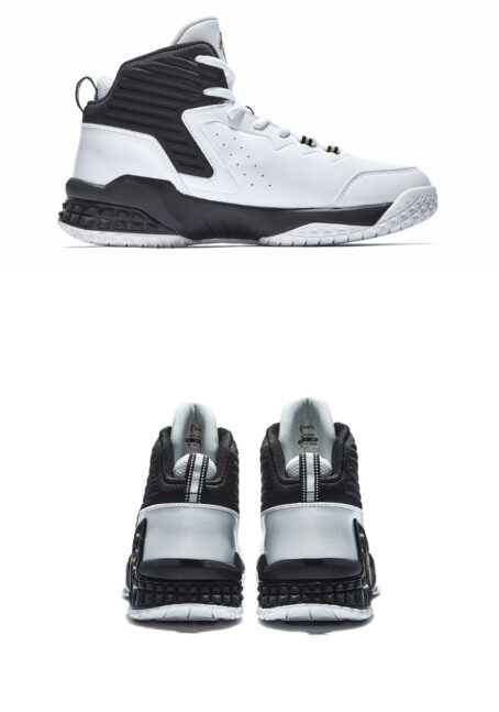 Nike Jordan High-Top Leather Surface Abrasion Resistant White Men's Basketball Shoes Nike