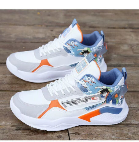 High-Top Winter Fleece-lined Thickened Non-Slip All-Matching Men's Shoes Wen and Xiang