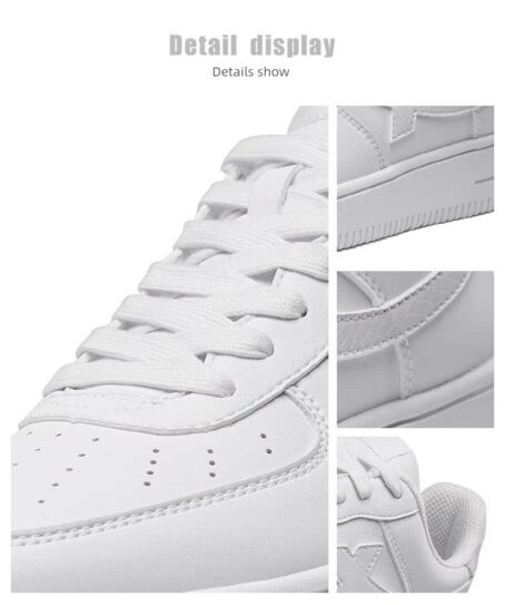 Tebu Fall and Winter Leather Surface Easiest for Match Casual Low-Top Sneakers XTEP