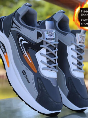 Spring Leather Waterproof Trendy Casual Soft Bottom Shoes
