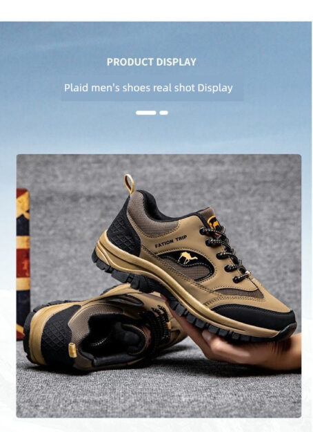 Outdoor Waterproof & Hard-Wearing Lightweight Hiking Shoes for Middle-Aged & Elderly Adventurers 🌲👟 Fation Trip