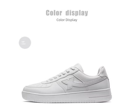 Tebu Fall and Winter Leather Surface Easiest for Match Casual Low-Top Sneakers XTEP