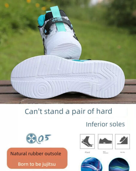 High-Top Winter Fleece-lined Thickened Non-Slip All-Matching Men's Shoes Wen and Xiang