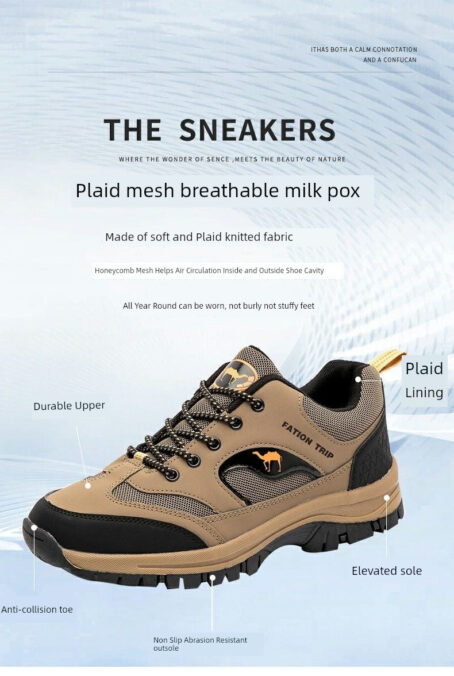Outdoor Waterproof & Hard-Wearing Lightweight Hiking Shoes for Middle-Aged & Elderly Adventurers 🌲👟 Fation Trip