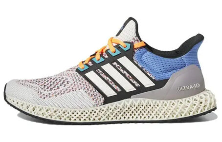 adidas Ultra 4D Chalk Blue Fusion Orange Sneakers shoes HP9735 CATG Sports Footwear