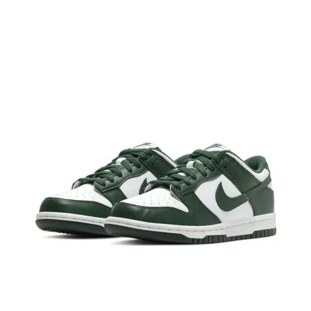 Nike Dunk Retro Grey Fog Cowhide Leather Retro Anti Slip Simple Casual Wear Resistant Low Top Board Shoes Men's Gray White CATG Sports Footwear