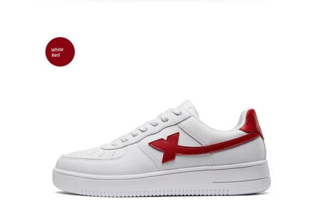 Tebu Fall and Winter Leather Surface Easiest for Match Casual Low-Top Sneakers XTEP