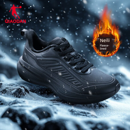 Nike Jordan Leather Surface Fleece-Lined Waterproof Winter Shock-Absorbing Running Shoes Nike