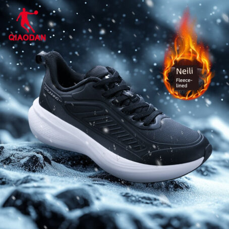 Nike Jordan Leather Surface Fleece-Lined Waterproof Winter Shock-Absorbing Running Shoes Nike