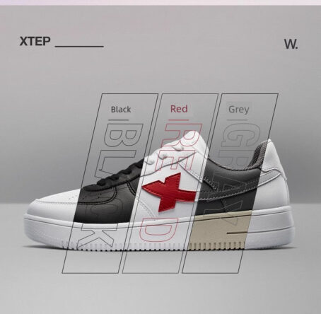 Tebu Fall and Winter Leather Surface Easiest for Match Casual Low-Top Sneakers XTEP