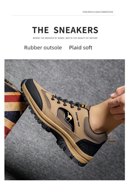 Outdoor Waterproof & Hard-Wearing Lightweight Hiking Shoes for Middle-Aged & Elderly Adventurers 🌲👟 Fation Trip