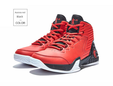 Nike Jordan High-Top Leather Surface Abrasion Resistant White Men's Basketball Shoes Nike
